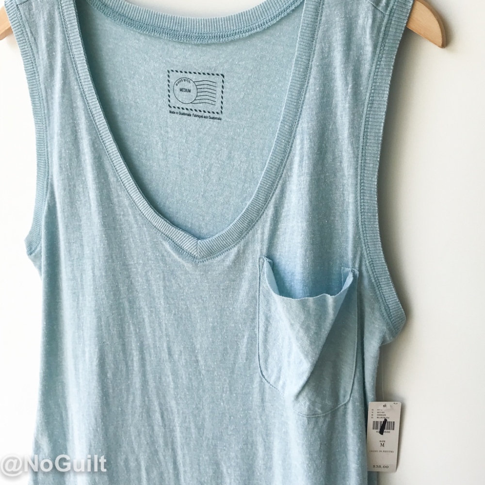 Postmark Anthro | V-Neck Pocket Tank Top - Picture 3 of 4